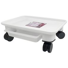 청운 (바퀴달린) 직사각 화분 받침 1호 2호 3호 4호 5호 사각 서랍 물받이 받침대 원예, (2호)