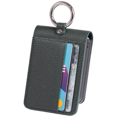 본아띠 이태리 베로나 천연소가죽 토고 카드 수납 갤럭시 Z플립4 케이스