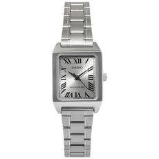 카시오 여성 스퀘어 메탈 시계