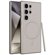 럭스폰 갤럭시 s25 울트라 맥세이프 지문방지 핸드폰 명품 가죽 케이스