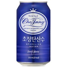 초정탄산수 플레인, 350ml, 24개