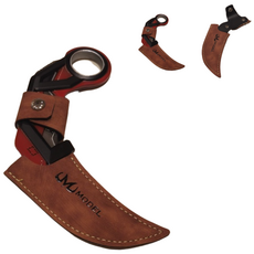 라이프버튼 RGX 카람빗 연습용 키덜트 나비칼 게임스킨, 1개, 빨강