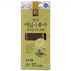 청수식품 청수 메밀이좋아 + 육수 세트 2인분, 280g, 1세트