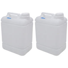 말통 10리터 직사각 약수통 생수통 기름통 석유통 2개 1세트, 10L