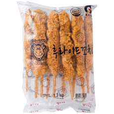[맛난꼬꼬] 순살 후라이드 왕꼬치 (냉동), 130g, 10개