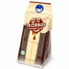 천원빵 몽글 삼각 카스테라 초코, 100g, 20개
