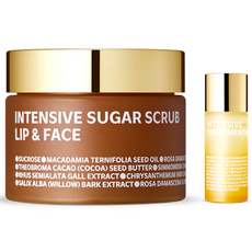 ISOI 保加利亞玫瑰臉部磨砂膏 60g+保濕緊緻精華液 8ml, 60g, 1組