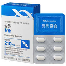 광동 칼슘, 1개, 30정