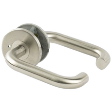 100% 고급 스텐304 방문손잡이 도어락 녹 변색에강한손잡이 욕실 원룸 바닷가 적합, 스텐304(2번), 1개