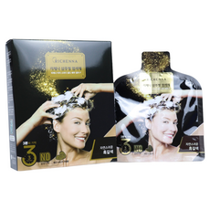 리체나 샴푸형 3분 염색제 10박스, 10개, 자연스러운 흑갈색