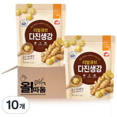 해표 리얼큐브 다진생강, 10개, 23g