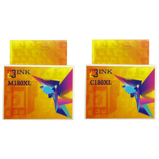 [호환] BNC INT 삼성 INK-M180 C180 SET 블랙+컬러 대용량 SET SL J1660 J1663 J1665 J1770FW 재생 잉크, 1개, 검정+컬러 [묶음할인]