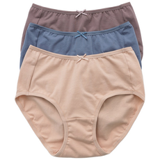 제임스딘 면스판 여자 맥시 삼각 요일 팬티 3+3매 세트