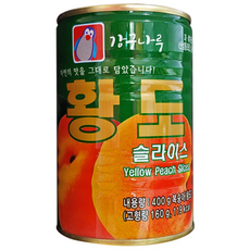 펭귄황도슬라이스 펭귄 황도슬라이스, 4개, 400g