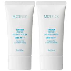 엠디스픽 무향자차 수분 선크림 50ml SPF50+PA++++, 2개