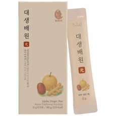 베투키 으뜸원 대생배원 보은 대추 생강 배 감기예방 액상 즙 스틱, 1개, 15개입, 12mg