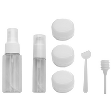 仙洞商社 旅行用容器5件組, 2套, 白色