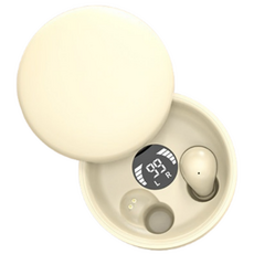 ANYOU 미니 블루투스 이어폰 수면 이어폰5.4무선., 베이지