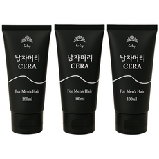 남자머리 CERA 헤어 왁스 [유통기한 임박] 1 000원 소진 시 종료, 3개, 100ml
