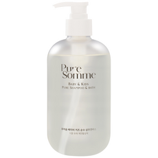 퓨어솜 베이비 키즈 민감성 보습 아토 케어 순수 샴푸앤바스, 3개, 500ml
