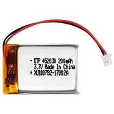 리튬폴리머배터리3.7V 200mAh, 1개