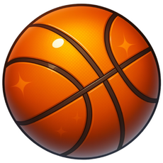 스포츠DIY열전사지 낱장 5cm 티셔츠에코백용, 1개, 농구공