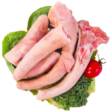 [대국맛짱] 국내산 한돈 [ 돼지꼬리 ] 돈꼬리 [일요일/당일발송], 2개, 1kg