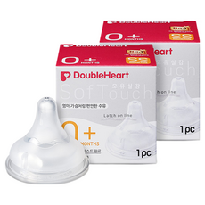 와이드 젖꼭지 2개입 더블하트, SS, 2개