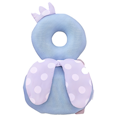 嬰兒四季護頭枕, 蜜蜂款(藍色), 1個