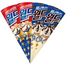 월드콘 160ml (월드콘 바닐라*12개+쿠키앤크림*12개(총24개)), 1세트