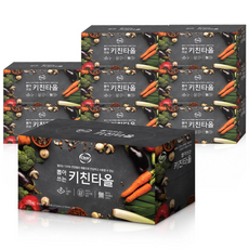 클리어 뽑아쓰는 키친타올 2겹 130매 x 9각 천연펄프, 130개입, 9개