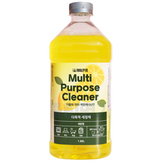 말표 다목적 세정제 레몬향 1.88L 애견 동물 화장실 악취 냄새제거 탈취 파인솔, 1개, 1.9L