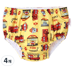 排便訓練用防水學習褲 SD012, 第2階段, 4片