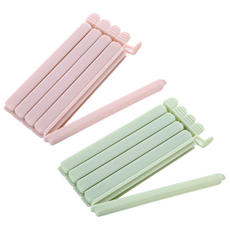 봉지집게 다용도 밀봉집게 주방클립 30p, 연두색, 30개