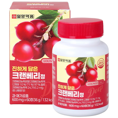 일양약품 진하게 담은 고함량 농축 크랜베리정, 2개, 60정