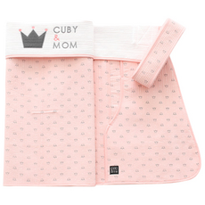 cuby n mom 揹帶 7分, 粉色
