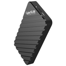 CyberSLIM 40Gbps USB外接盒 支援TB3/TB4 M.2 PCIe Gen4x4 高速傳輸, 1個