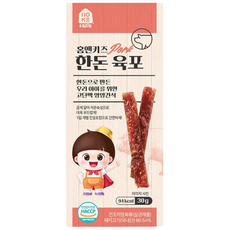 홈앤키즈 한돈 육포, 30g, 1개