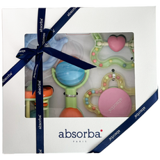 [백화점 선물포장] 압소바 옥수수 딸랑이 세트 출산선물 백일선물, 1개