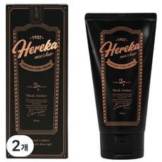 헤레카 텍스쳐 내추럴 컬크림 머스크엠버향, 150ml, 2개