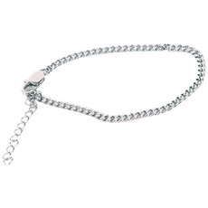 DING DONG PET 寵物醫療鋼識別牌項鍊 鏈條型4, 銀色