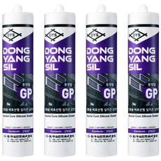 동양씰 다용도 무초산 실리콘 투명, 4개