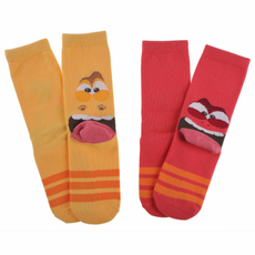 라바 레드 엘로우 양말 세트