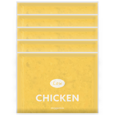 강아지 화식 사료 토핑 저단저지 도거박스, 5개, 50g, 닭