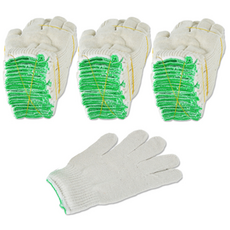 가드맨 면장갑 55g x 100p, 초록(손목띠), 1개