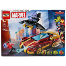 레고 마블 아이언맨 자동차와 블랙 팬서 대 레드 헐크 SJ76310, 1개
