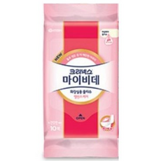 크리넥스 마이비데 레이디 휴대용 물티슈, 10매, 10개