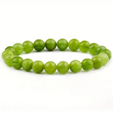 버드건강스토아 8월에 탄생석 페리도트(감람석) 10mm 팔찌, 1개