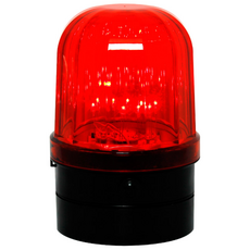 경광등 6LED 자석 무소음 농기계 지게차 차량용 D형건전지2개용, 레드, 1개