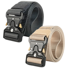 슈페르바 아웃도어 코브라 택티컬 전술 벨트 허리띠 1+1, 그레이+카키, 1개